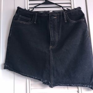 Forever 21 asymmetrical denim skirt